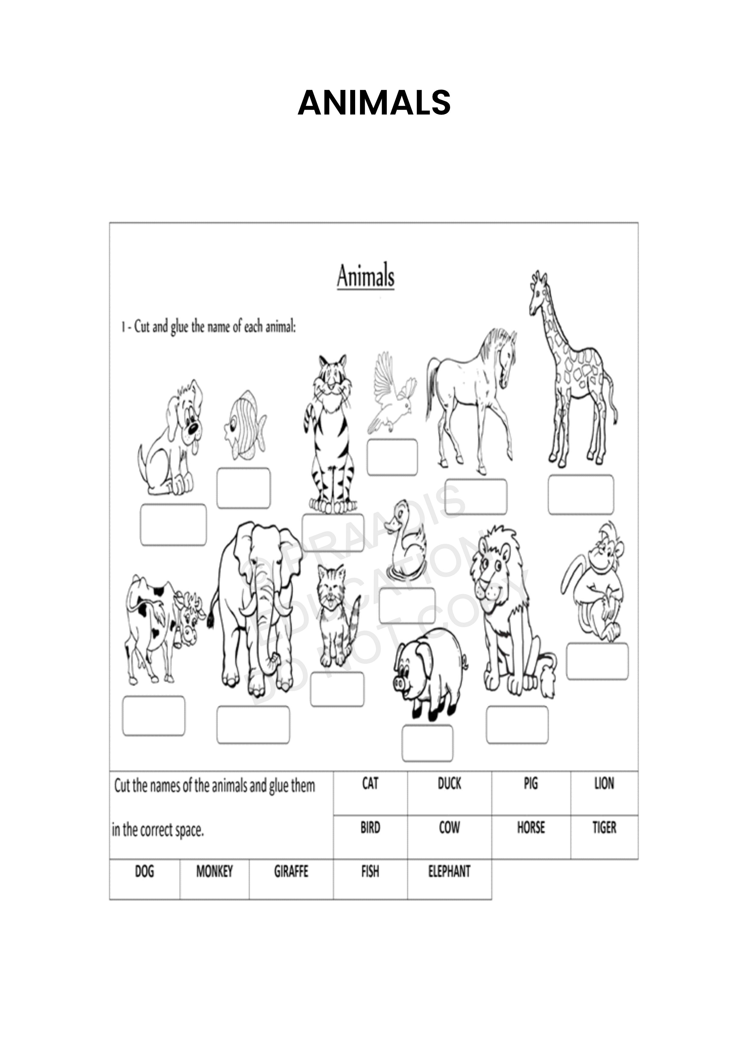 Worksheets for LKG to Grade 3 | Maths | English | EVS | Hindi – Free ...