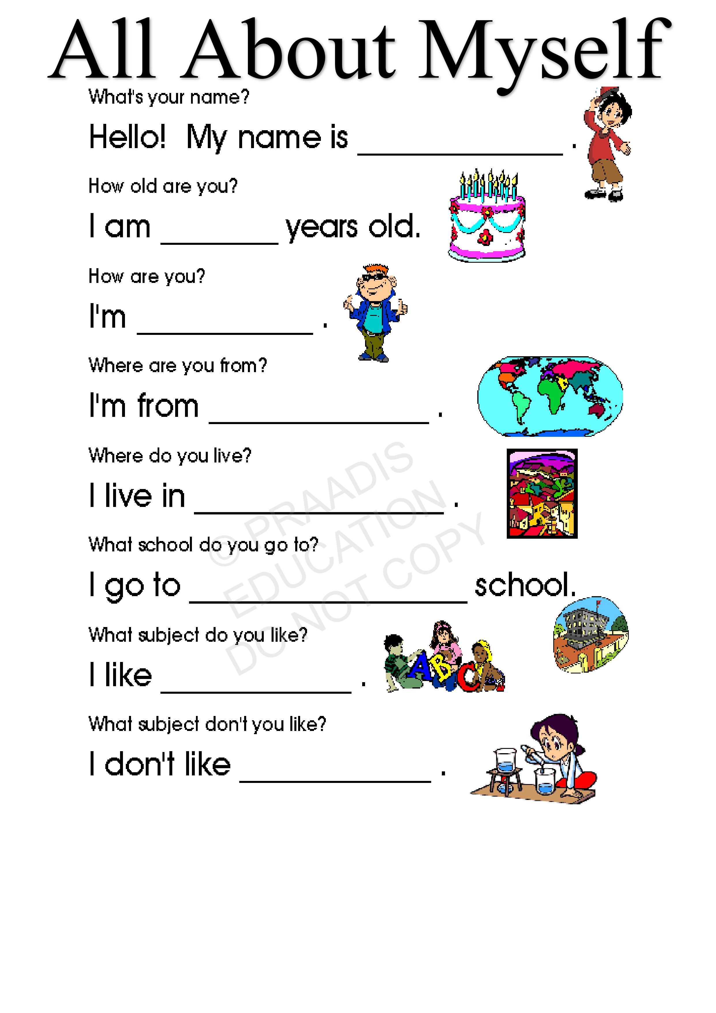 Worksheets With Fun - #Worsksheetswithfun - Preschool - EVS - Big